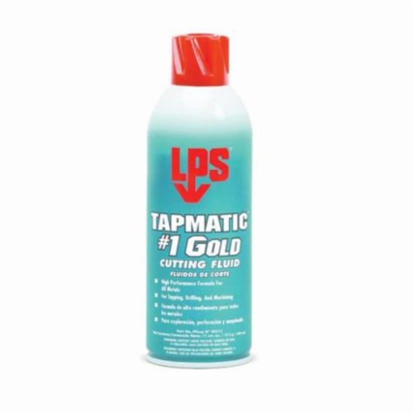 ITW Pro Brands LPS® Tapmatic® 40312 #1 Gold Cutting Fluid, 11 oz Metal Can, Petroleum Odor/Scent, Aerosal Spray Form, Gold